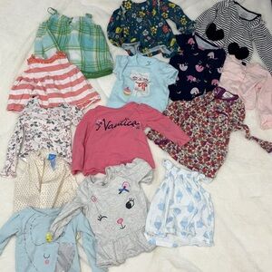 35 piece lot of 18 month girl clothing